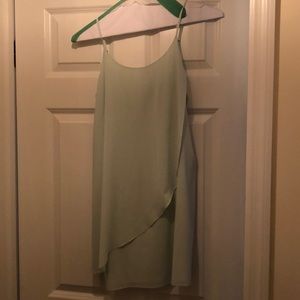 Mint Alice + Olivia silk/chiffon Dress